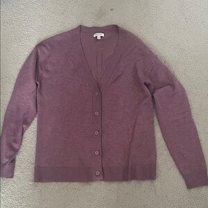 Reitmans Mauve Cardigan Sweater